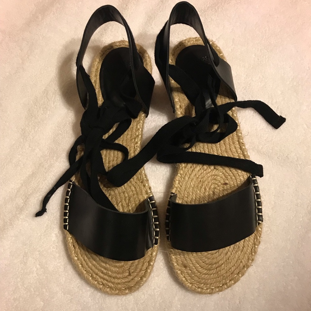 abercrombie & fitch rope sandals